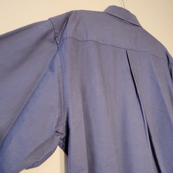 Old Navy Size Large Mens Button Up Dress Shirt Light Blue - Picture 13 of 13